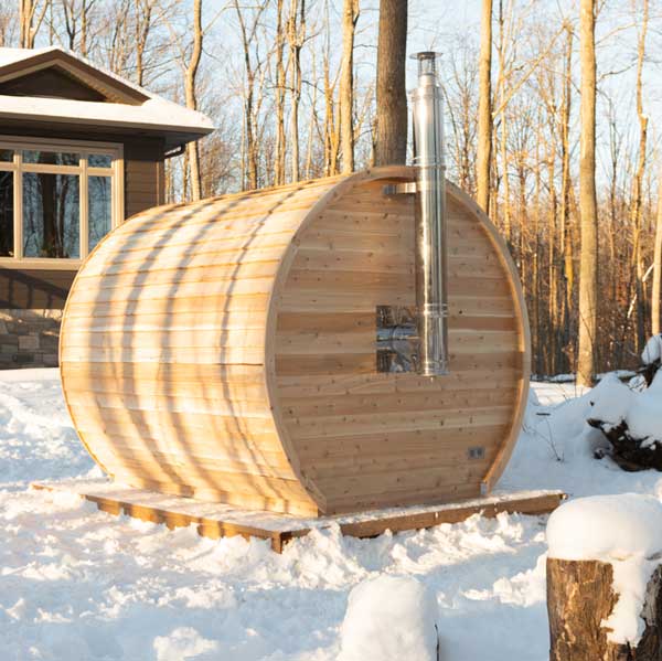 Elation CT Outdoor Sauna – Back