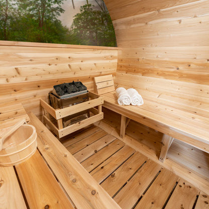 LeisureCraft Tranquility MP Barrel Sauna - 1