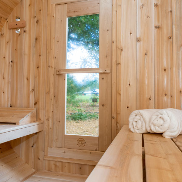 Dundalk LeisureCraft CT Serenity 4 Persons Barrel Sauna