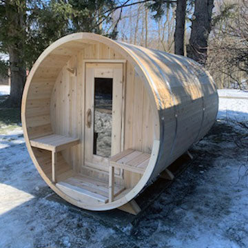 Dundalk LeisureCraft CT Serenity 4 Persons Barrel Sauna