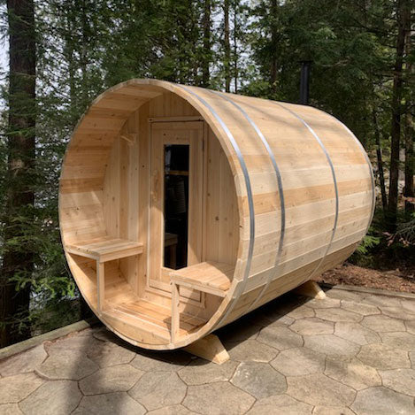 Dundalk LeisureCraft CT Serenity 4 Persons Barrel Sauna