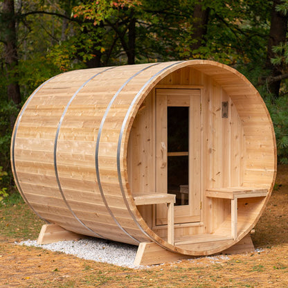 Dundalk LeisureCraft CT Serenity 4 Persons Barrel Sauna