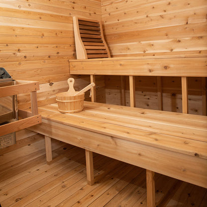 Dundalk LeisureCraft Luna - Canadian Cedar Cube Sauna