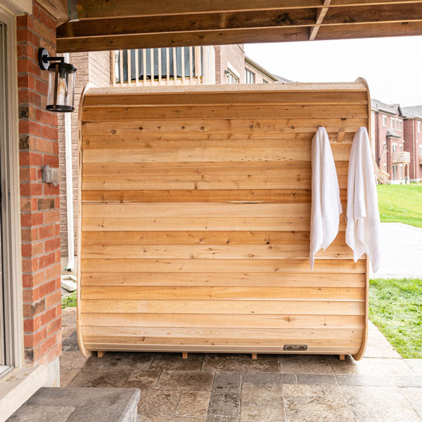 Dundalk LeisureCraft Luna - Canadian Cedar Cube Sauna