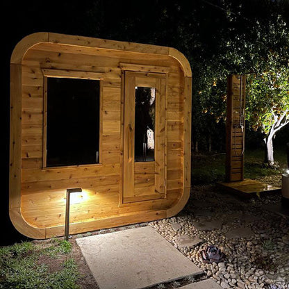 Dundalk LeisureCraft Luna - Canadian Cedar Cube Sauna
