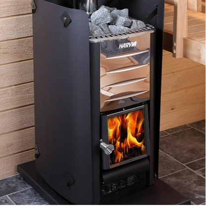 Harvia M3 Wood Burning Heater with Rocks