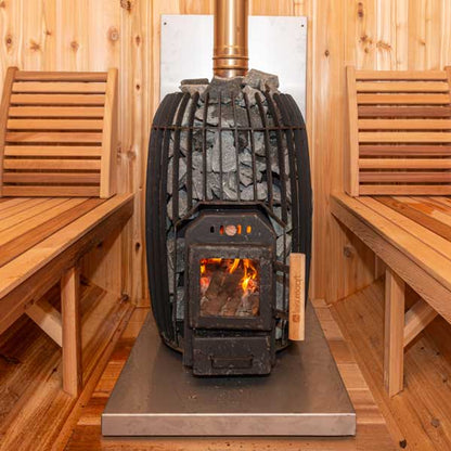 Dundalk LeisureCraft Serenity MP 3-4 Person Barrel Sauna